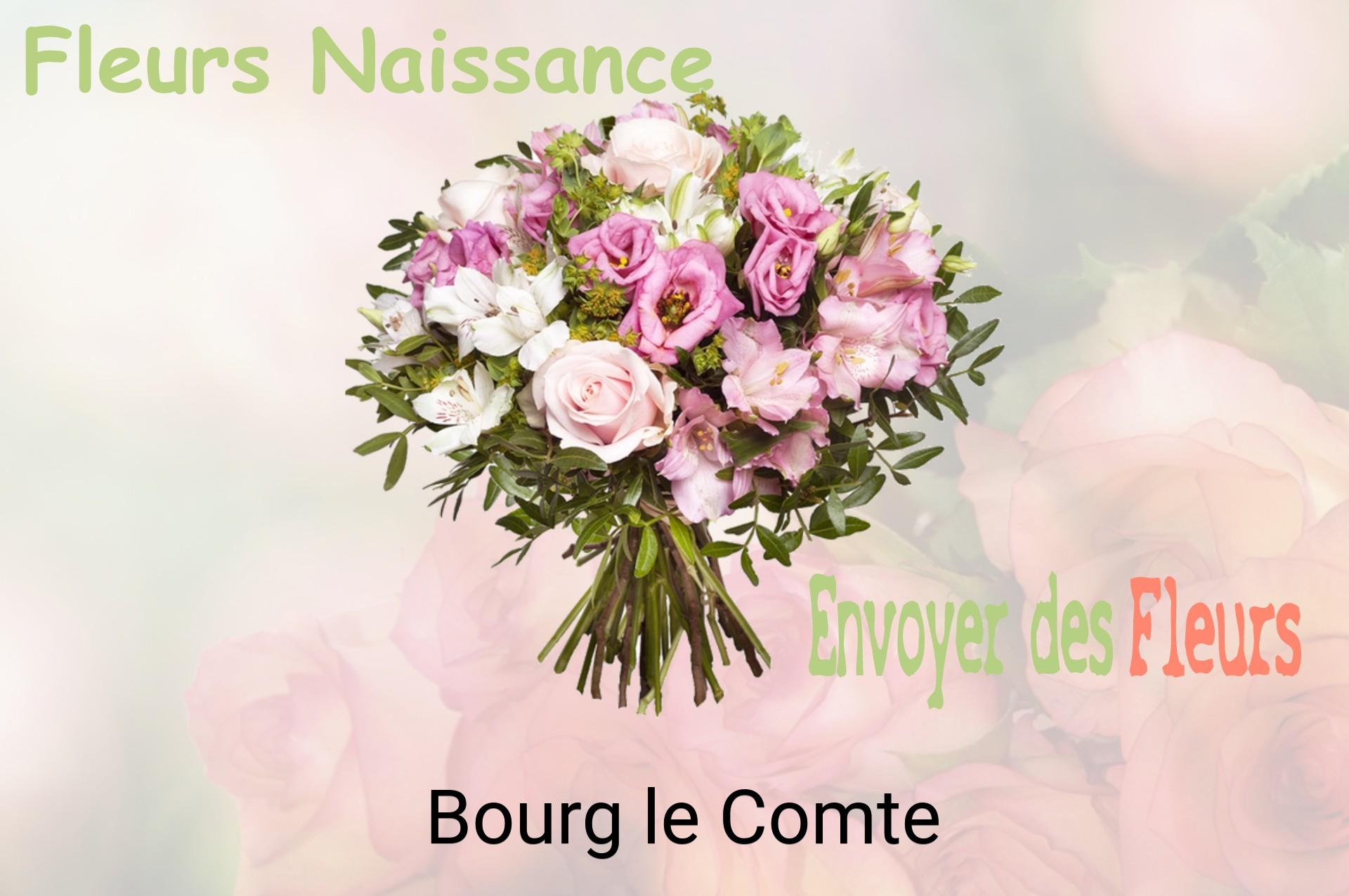 Bouquet de fleurs de naissance livré à Bourg-le-Comte