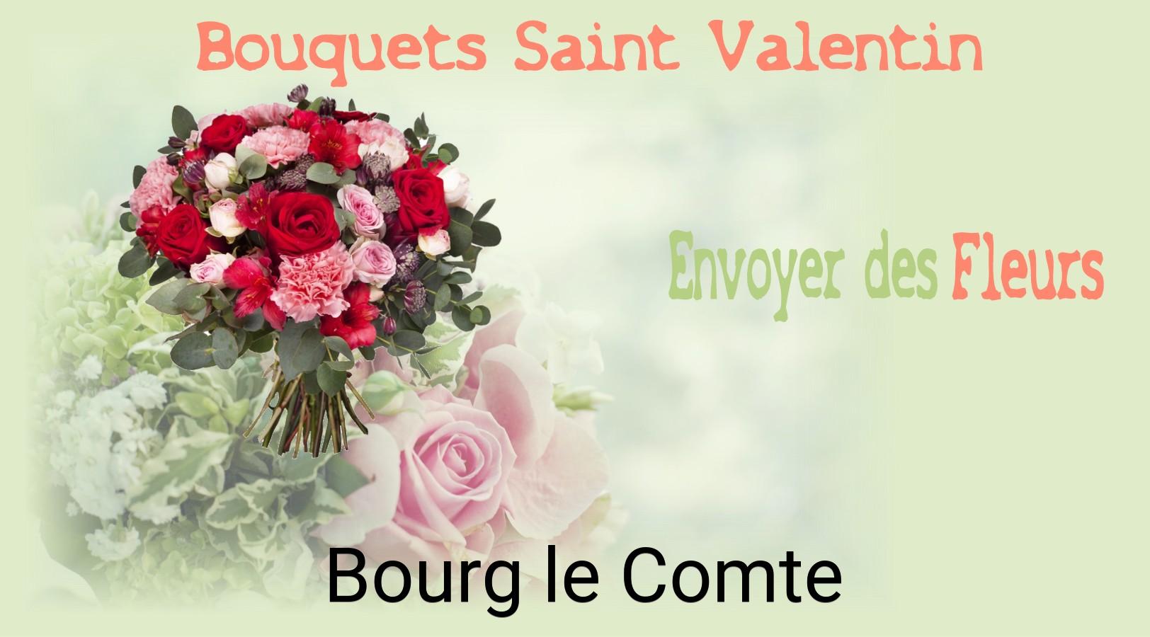 Roses de Saint-Valentin livrées à Bourg-le-Comte